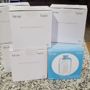 Twist milk storage bags